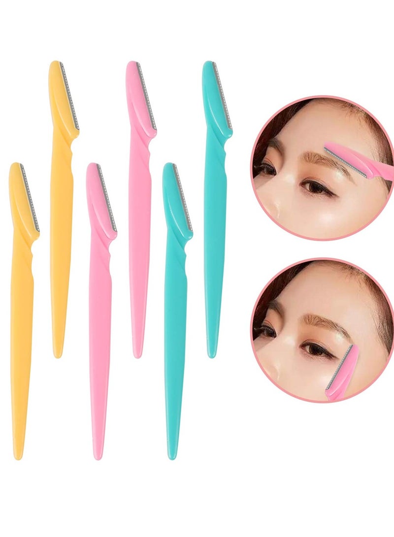 Generic 30 sets of eyebrow razors with multifunctional exfoliating skin planing tools, suitable for facial and eyebrow shaping devices, with precision coverings, easy to use for women and men  - Image 4
