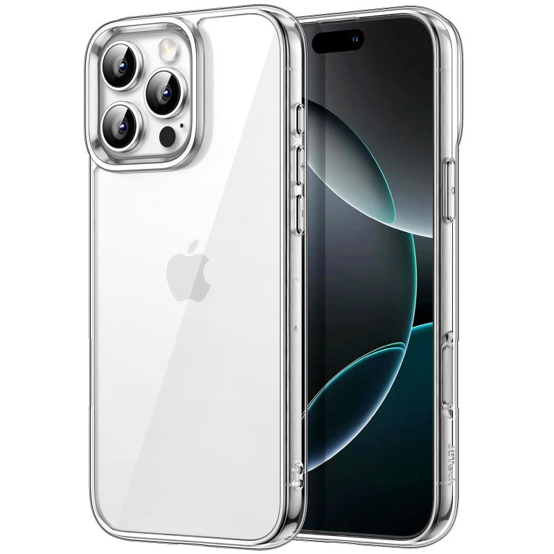 JETech Case for iPhone 16 Pro Max 69Inch NonYellowing Shockproof Phone Bumper Cover AntiScratch Clear Back Clear - Image 2