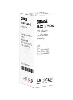 Dibase Oral Solution Unit Dose 1 Vial 25000 Iu 