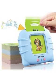 Generic Educational Toy for Kids Listen and Learn Literacy Audible Flash Cards for Toddlers 1-8 Years Old Boys Girls Flashcards Device with 112 pcs Double-Sided Cards |112 Cards-224 Words | color may vary  - Image 3