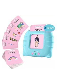 Generic Educational Toy for Kids Listen and Learn Literacy Audible Flash Cards for Toddlers 1-8 Years Old Boys Girls Flashcards Device with 112 pcs Double-Sided Cards |112 Cards-224 Words | color may vary  - Image 2
