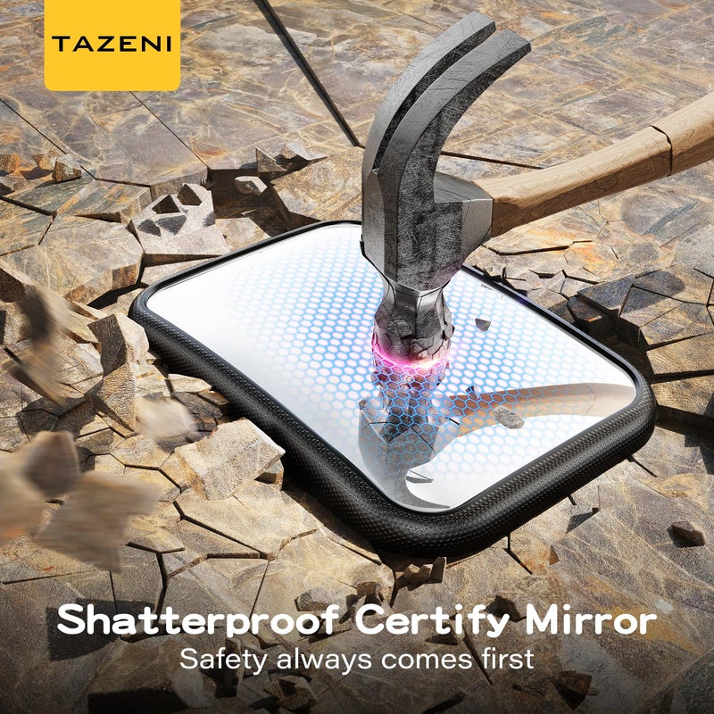 TAZENI Baby Car Mirror for Baby Hook Clip Design Never Shake Baby Mirror for Car Seat Mirror Rear Facing Newborn Essentials Easy Install Back Seat Mirrors for Car ShatterProof Crash Tested Baby Shower Gifts - Image 5