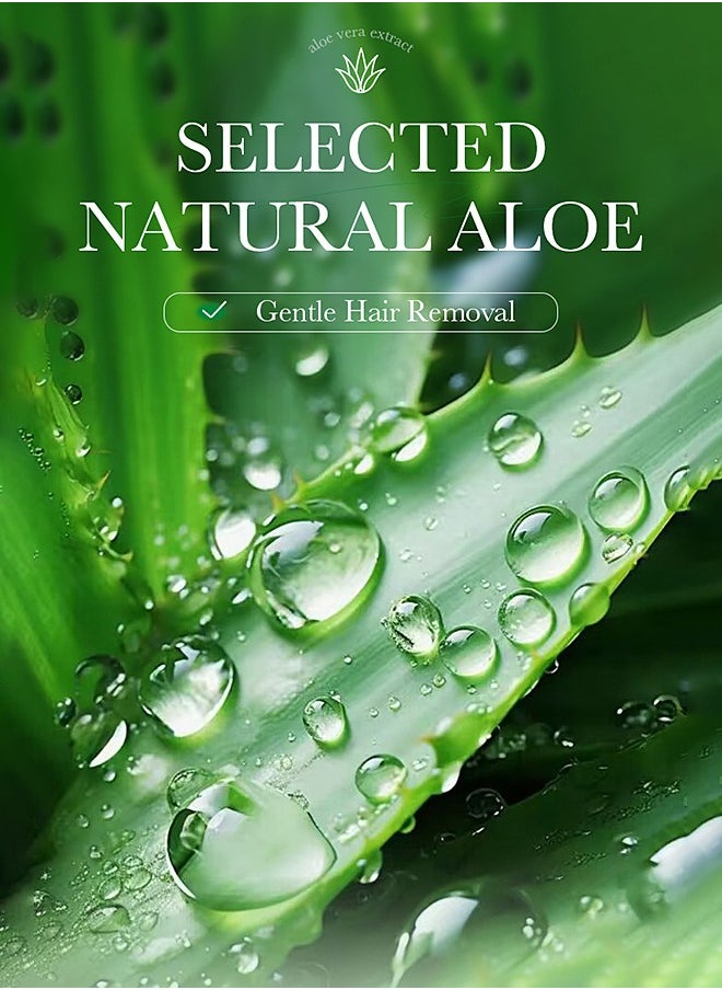 SADOER - Wax Strips for Hair Removal, Double Sides Waxing Strips with Aloe Vera Gentle and Soothing At Home Waxing Kit for Face Legs Arms Underarm Body Wax Strips Hair Removal For Men & Women - Image 1