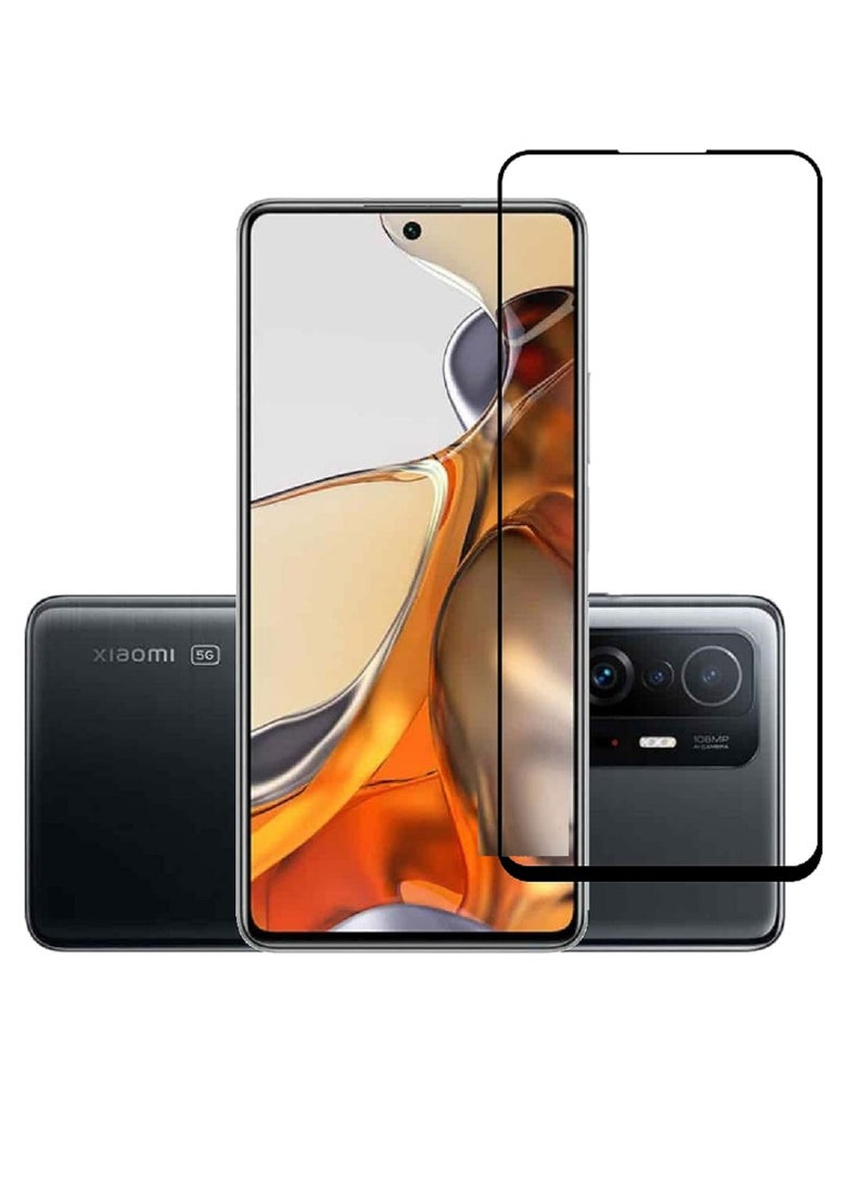 Super Tempered Glass Screen Protector 5D Designed For Xiaomi Mi 11T Pro Full Glue Edge to Edge Full Screen Coverage And Bubble Free - Image 1