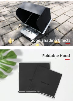 KASTWAVE Sunshield Sunshade for DJI mavic 3/Mini 2/Mavic Air 2/DJI Air 2S Controller Accessories, Foldable Display Sunshade (7.9 inches)  - Image 4