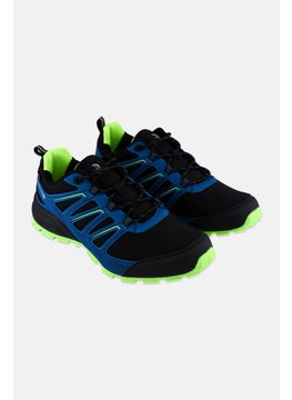 Nordland Men Brand Logo Lace Up Casual Shoes, Black  - Image 1