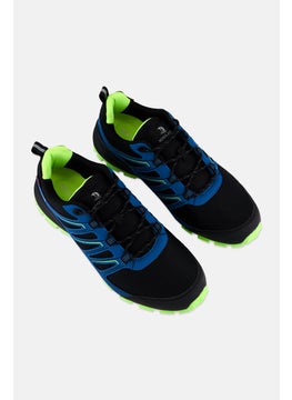 Nordland Men Brand Logo Lace Up Casual Shoes, Black  - Image 4