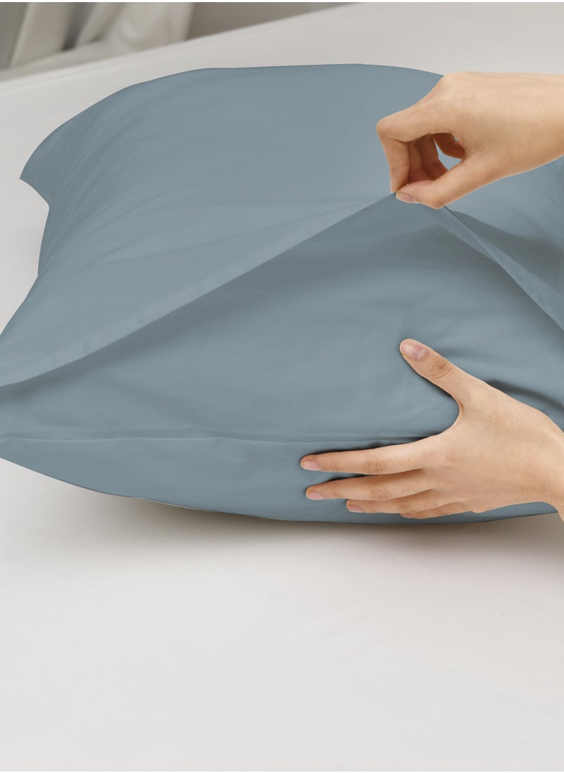 Master Home Textile Cotton Fitted Sheet Set, 100% Cotton, 200 TC, 3 Pieces Queen Size with 35 cm Deep Pocket  - Image 4