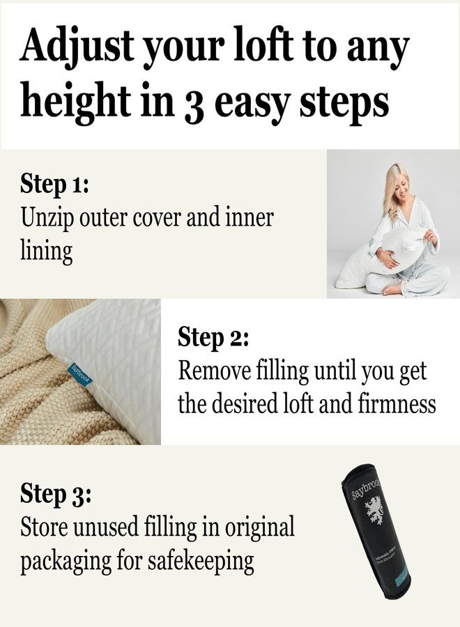 Saybrook Adjustable Pillow - Down Alternative - Standard/Queen - Image 3