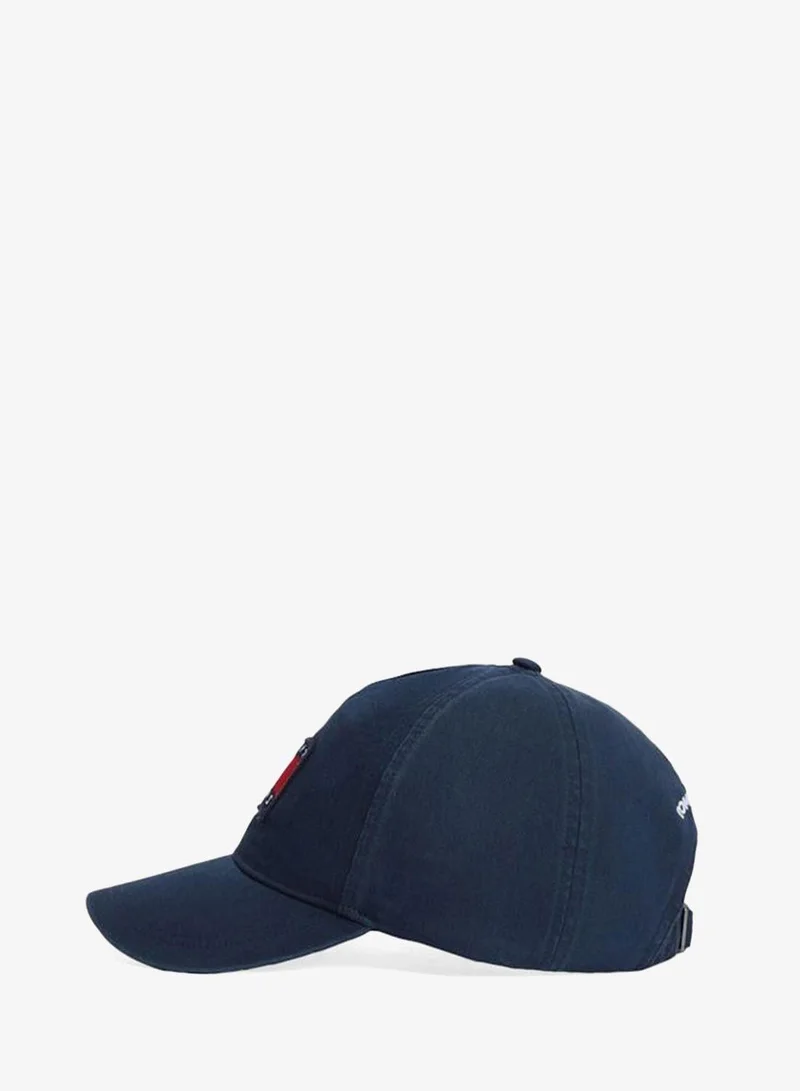 Tommy Jeans Dark Night Navy Wavy Logo Washed Twill Baseball Cap  | Best Price UAE