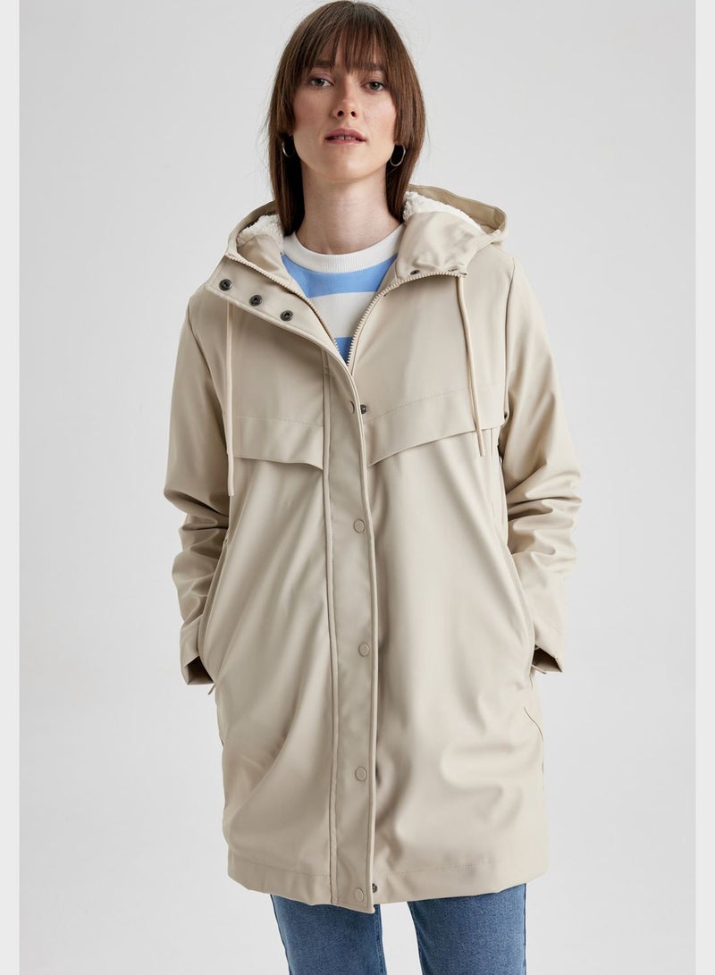 Zip Detail Coat