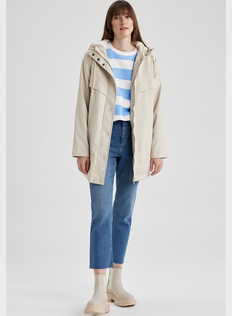 Zip Detail Coat