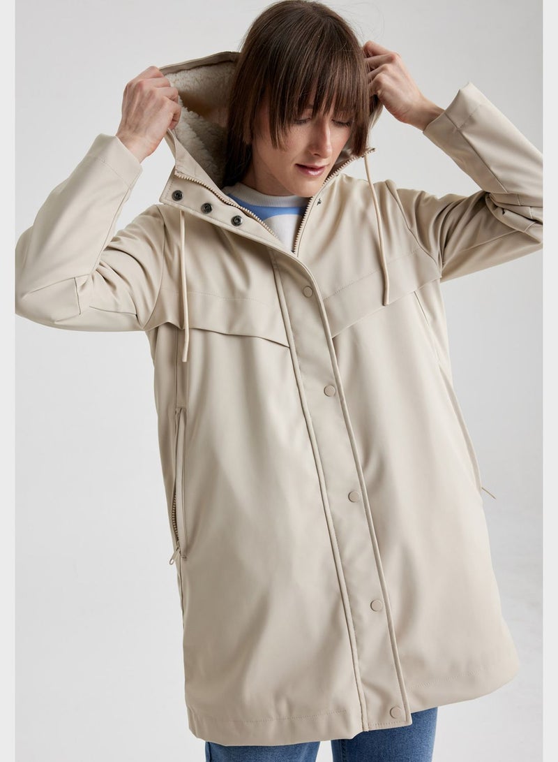 Zip Detail Coat