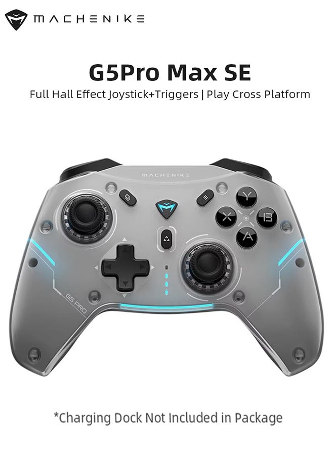 ماكينيك وحدة تحكم الألعاب G5Pro Max SE مع قاعدة شحن وعصا تحكم اختيارية بتأثير هول ومشغلات وإضاءة RGB ولوحة ألعاب لاسلكية - Image 1