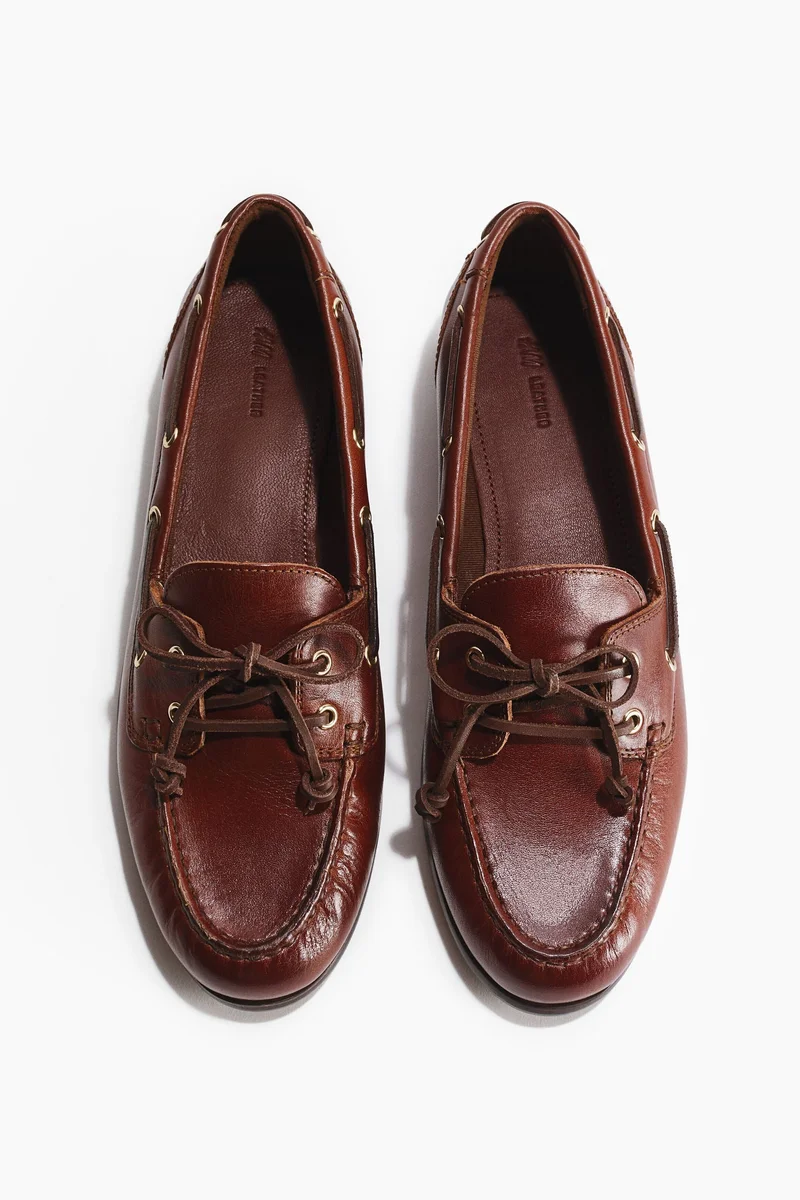 H&M Leather deck shoes