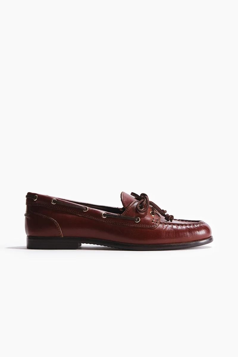 H&M Leather deck shoes