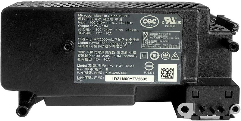 Sedicoca chenlan Replacement Internal Power Supply AC Adapter Brick PA-1131-13MX N15-120P1A for Xbox One S (Slim) 1681 Part Number:X943285-004 X943285-005 X943284-004 - Image 2