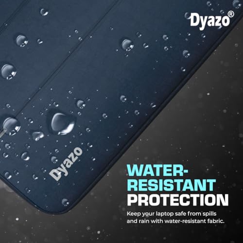 Dyazo Laptop Sleeve Compatible for 13" / 13.3 Inch Notebook Compatible with MacBook Pro/Air & all Notebooks with 2 front Accessory Pocket with handle (Blue) - Image 5