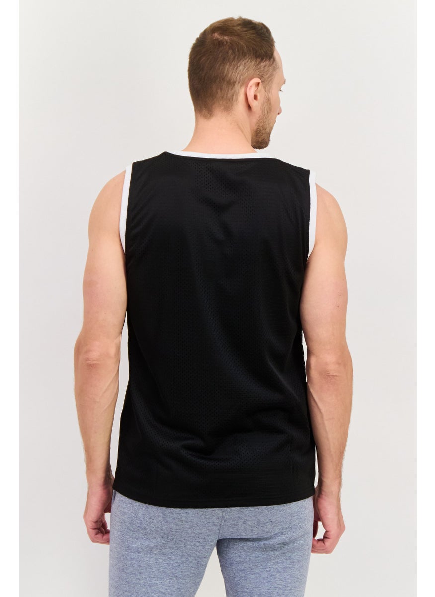 Ellesse - Men Sportswear Fit Basketball Jersey, Black - Image 1