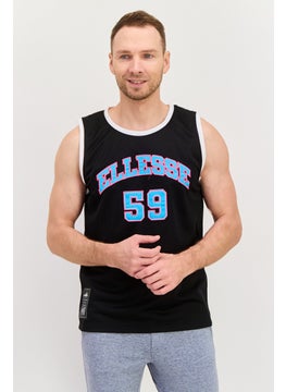 Men Sportswear Fit Basketball Jersey, Black