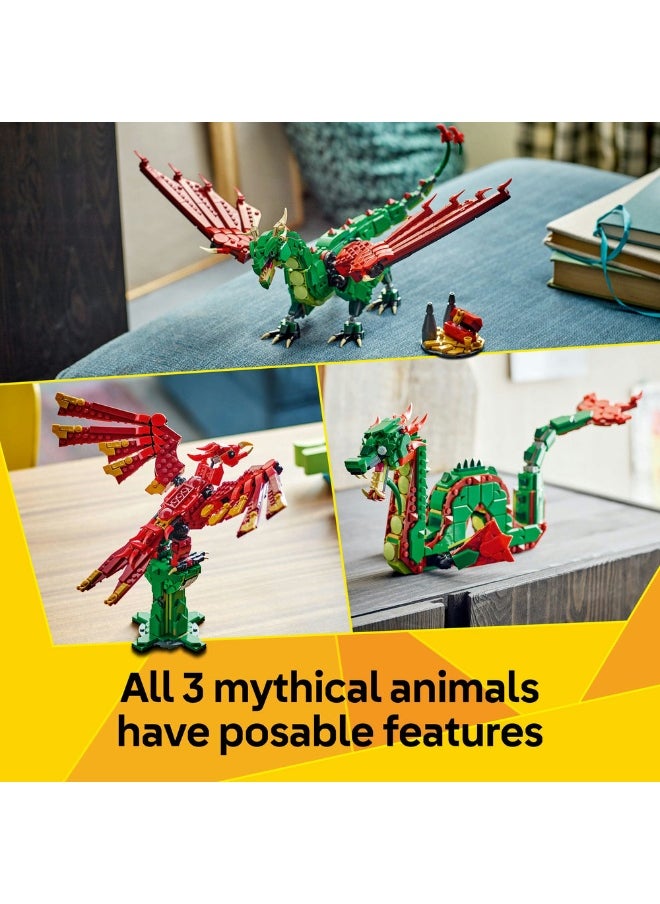 LEGO Creator 3in1 Medieval Dragon Creature Toy Playset 31161 (715) Pieces  - Image 5