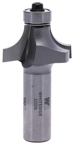 Whiteside Router Bits Whiteside 2008 Roundover Router Bit: 3/8 Inch Radius, 1-1/4 Inch Large Diameter, 1/2 Inch Shank, 5/8 Inch Cutting Length - Image 1