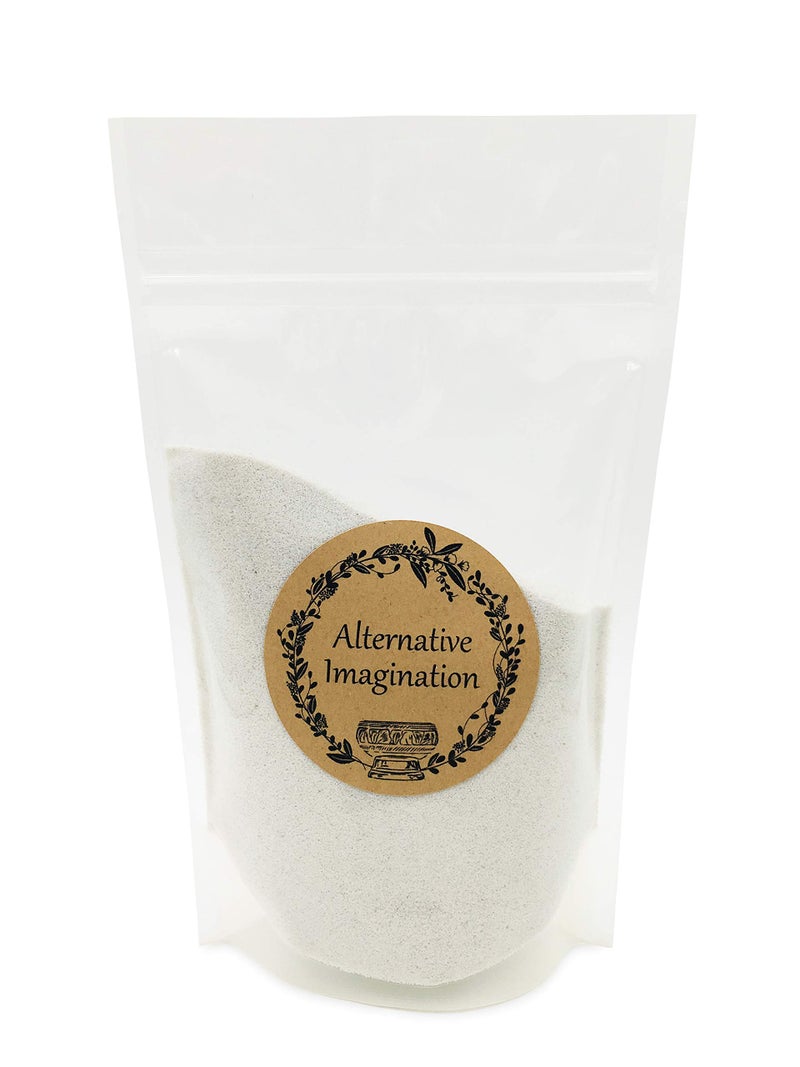 White Sand  Fine Sand for Zen Garden Resin Incense Burner Smudge Bowl Ritual Incense Cast Iron Cauldron Unity Ceremony Sensory Bin Table Mandalas Crafts by Alternative Imagination 1 Pound