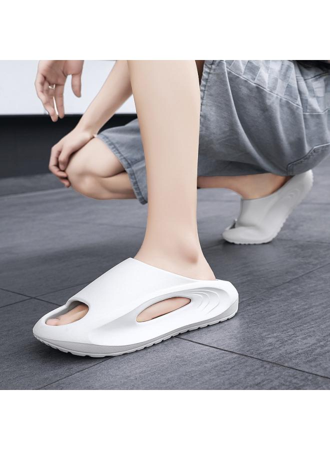 SHAKA Foreign Trade Summer Home Slippers Lightweight Tramping Feeling Solid Color Slippers Simple Lovers Sports Slippers For Men - Image 3