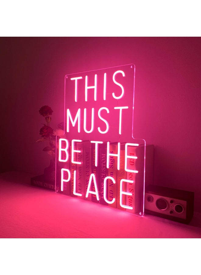 Wayfair This Must Be The Place 18" Neon Sign  - Image 2