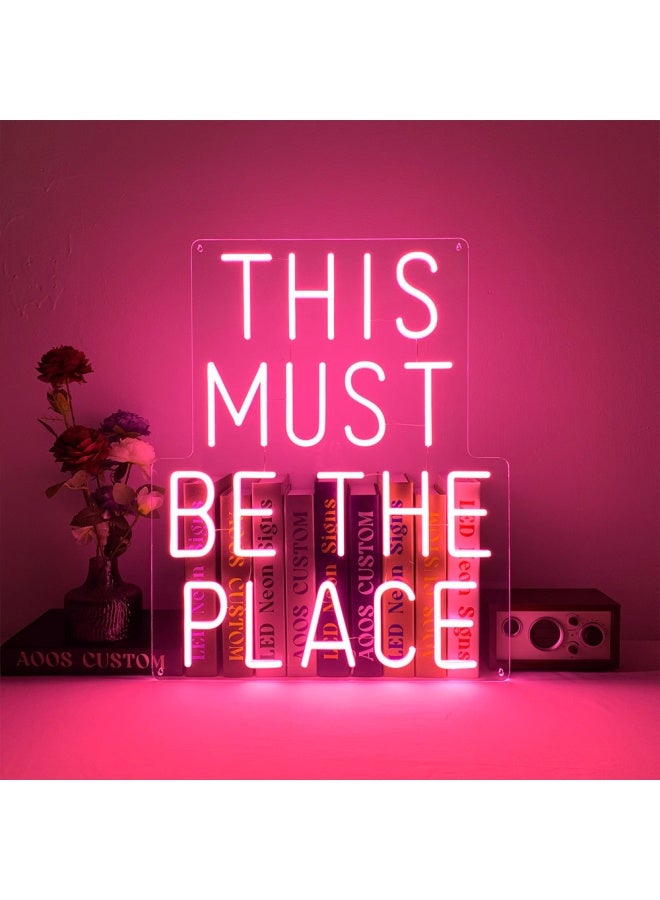 Wayfair This Must Be The Place 18" Neon Sign  - Image 3