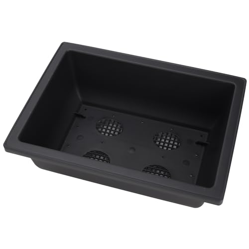 MANCHAP 3 Pack 11 Inch Large Plastic Bonsai Training Pots, Rectangular Bonsai Pot with Drainage Tray, Plant Flower Growing Bonsai Tree Planter for Garden, Yard, Home - Image 4