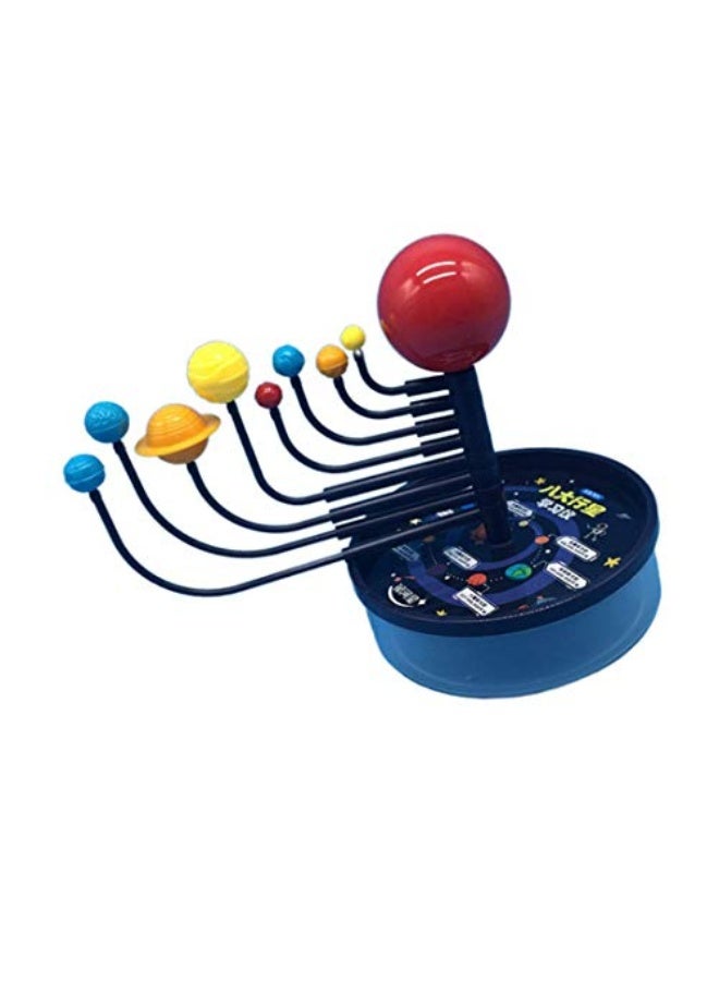 Cozy Solar System Model Educational Toys the Nine Planets Planetarium Learning Model for Pupils Kids Child Solar System Mobile Making Kit Fun Science for Girls Boys Glow in the Dark - Image 2