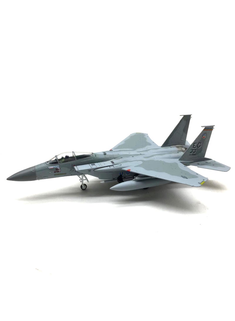 1/100 Scale Model Aircraft F-15 American Eagle Supersonic Fighter Simulation Aircraft Model Fighter Jet Model Airplane - Image 2
