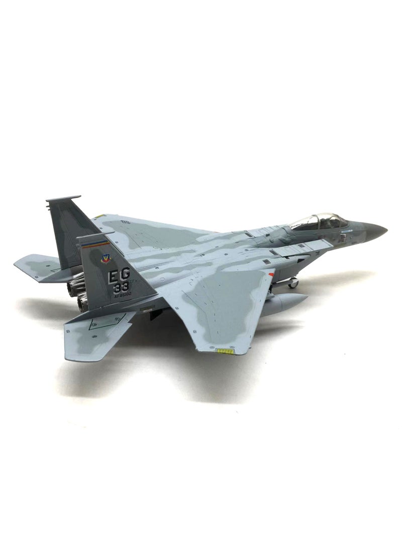 1/100 Scale Model Aircraft F-15 American Eagle Supersonic Fighter Simulation Aircraft Model Fighter Jet Model Airplane - Image 4