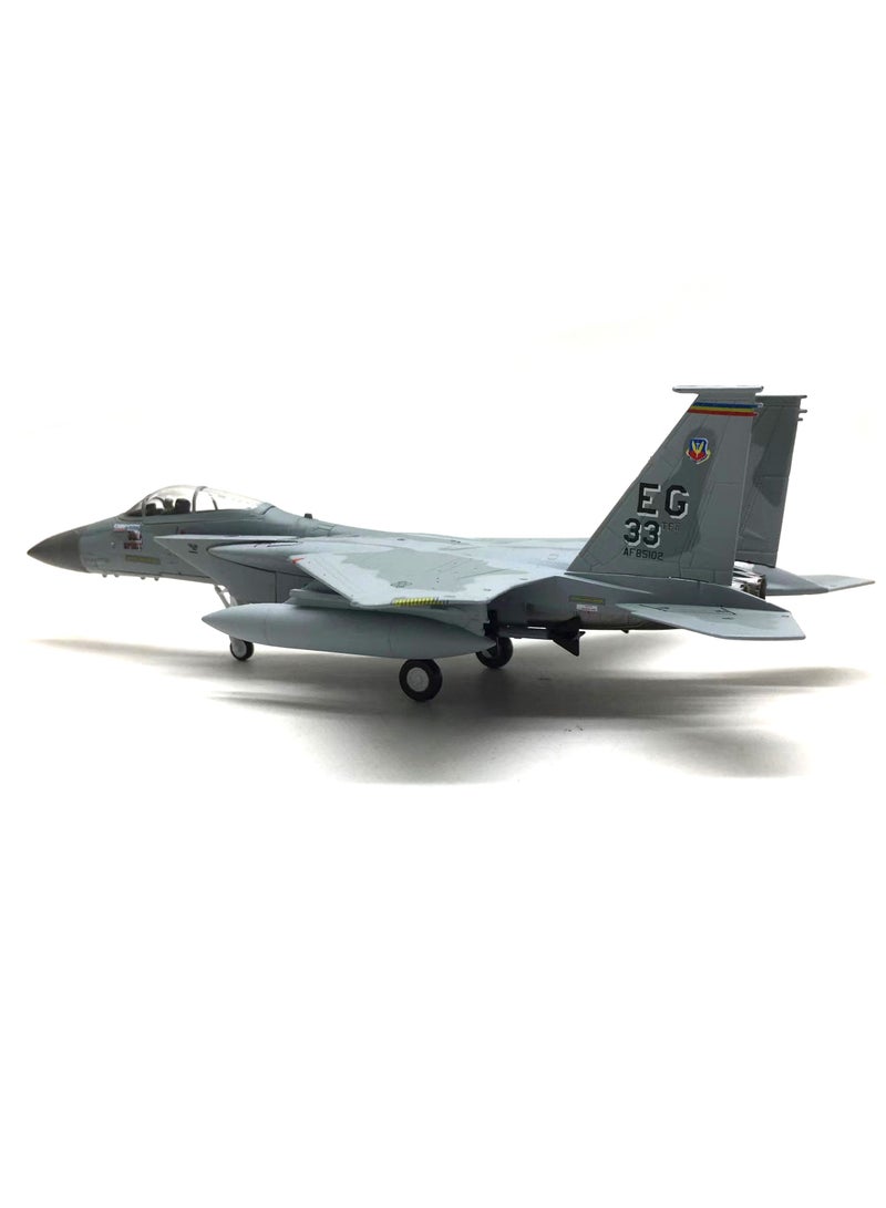 1/100 Scale Model Aircraft F-15 American Eagle Supersonic Fighter Simulation Aircraft Model Fighter Jet Model Airplane - Image 5