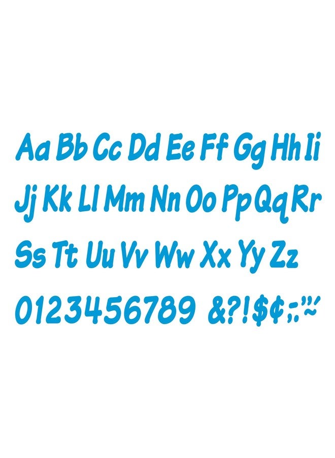 TREND enterprises, Inc. T-2702 Blue 4" Italic Combo Ready Letters - Image 2