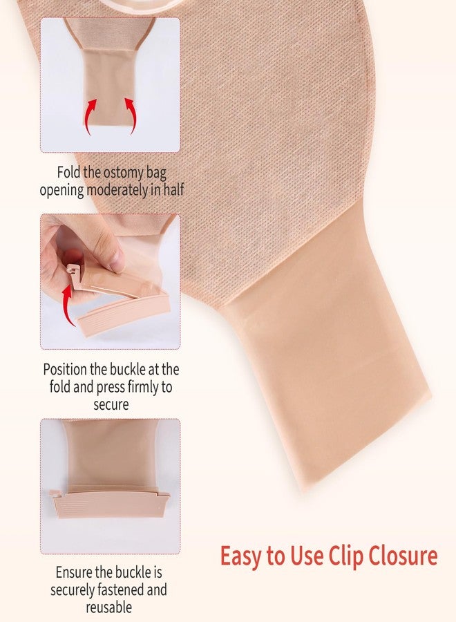 DERAYMI 20 PCS Deraymi Convex Ostomy Bags, Two Piece Convex Colostomy Bags Ostomy Supplies, Cut-to-Fit Colostomy Supplies for Stoma Care, Max 45mm (15pcs Pouches+5pcs Convex Ostomy Barriers) - Image 4