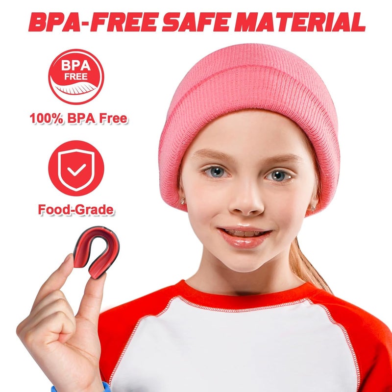 MENOLY Youth Mouth Guard - 5 Packs Football Mouth Guard, BPA Free Mouth Guard with Portable Case, Mouth Guard Sports for Boxing, Basketball, Lacrosse, MMA, Hockey, Wrestling, Soccer - Image 4