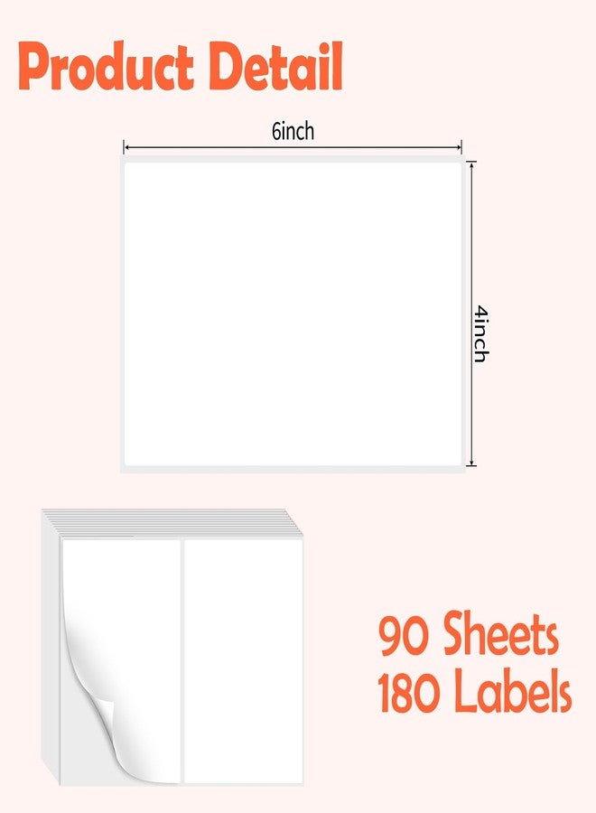 Homrelaxy 180Pcs 4"x6" Labels for Storage Bins, Removable No Residue Large Storage Bin Labels, Waterproof & Oil-Resistant & Tear-Resistant Stickers for Plastic Bins, Boxes, and Cases - Image 2