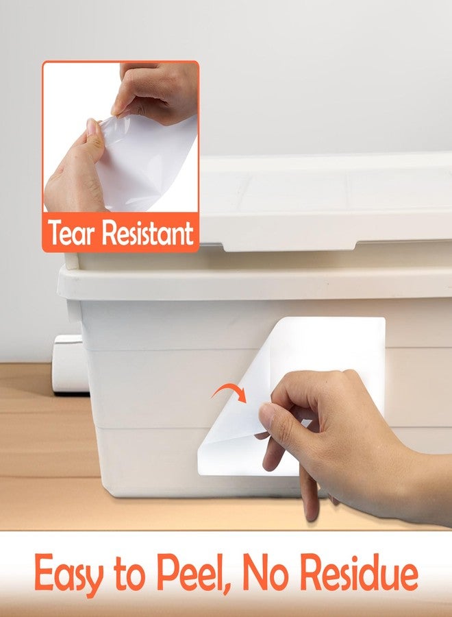 Homrelaxy 180Pcs 4"x6" Labels for Storage Bins, Removable No Residue Large Storage Bin Labels, Waterproof & Oil-Resistant & Tear-Resistant Stickers for Plastic Bins, Boxes, and Cases - Image 4