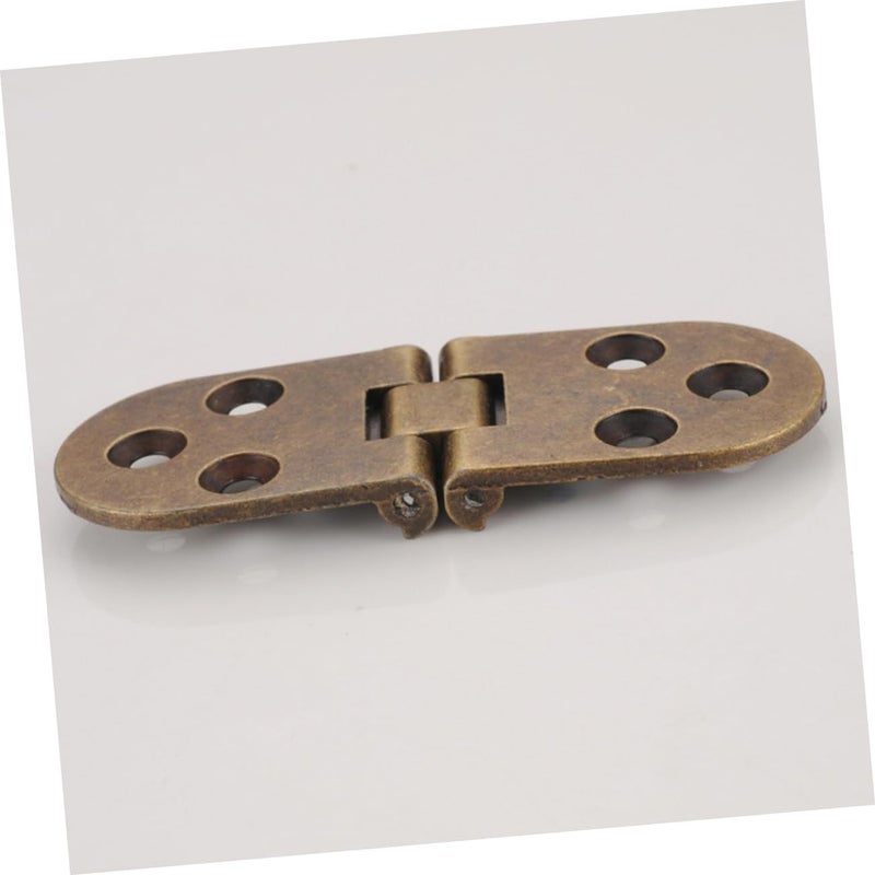 Metal Concealed Cabinet Hinges 4 Pack Kitchen Wardrobe Easy Install Retro Design - Image 4