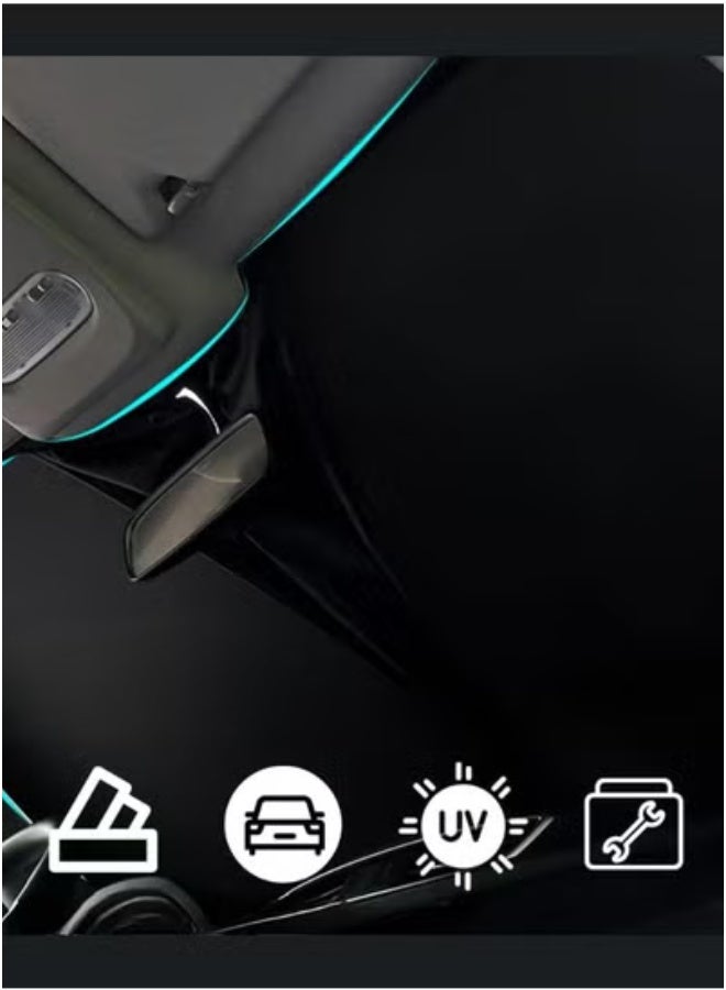 Generic Foldable Windshield Sunshade for Cars – UV Reflective with Storage Pouch - Image 1