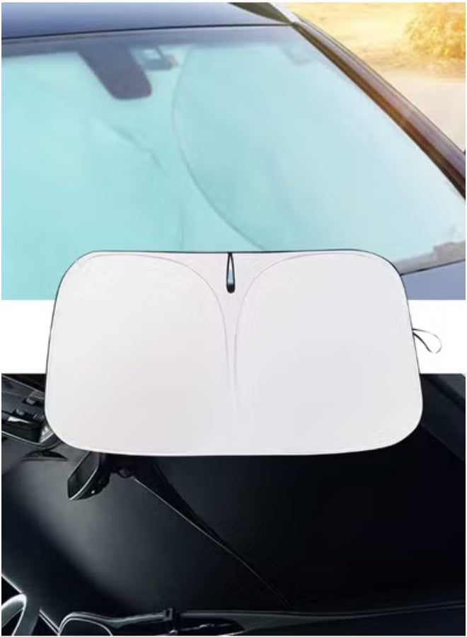 Generic Foldable Windshield Sunshade for Cars – UV Reflective with Storage Pouch - Image 3