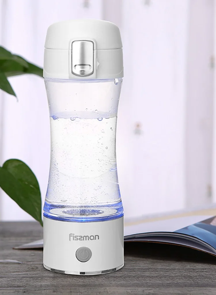 Hydrogen Water Bottle Generator 320ml Rechargeable With USB Ionizer Hydrogen Shaker, Rapidly Generate 1000-1200ppb Health Drinkware & Water Cup For Home & Travel Use