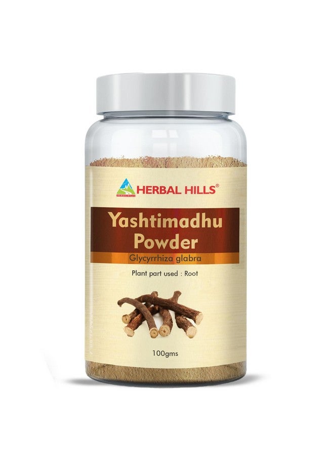 HERBAL HILLS مسحوق ياشتماده من هيربال هيلز عرق السوس القابل للأكل (100 جرام عبوة من 4) - Image 1