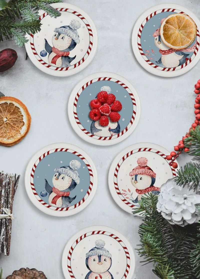 ذا ميا Penguin Snack Bowl 6 Pieces 10 cm