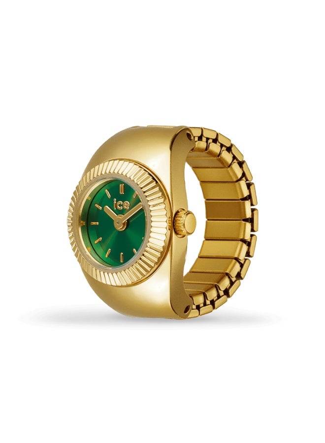 Ice ساعة إصبع آيس ووتش 025517 تشوشو باللون الذهبي والأخضر - Image 1
