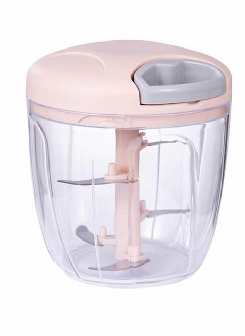 Manual Food Chopper Garlic Onion Mincer Hand Pull String Vegetable Processor 900 ML