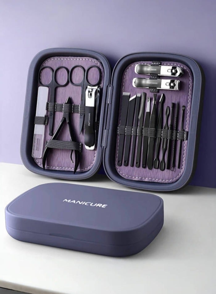 general 18 In 1 Nail Clipper Manicure Set Twilight Purple