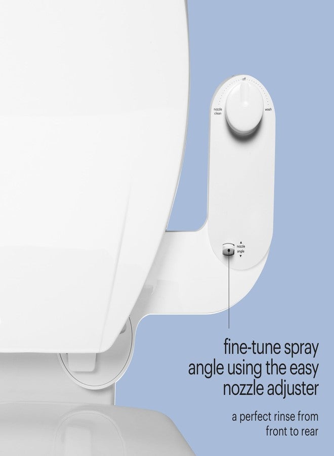 Brondell Fresh Spa Adjustable, Bidet Attachment FSA-15 for Toilet Seats with Adjustable Single Nozzle, Side Arm Control, Thin Profile, White (Ambient Temperature) - Image 4
